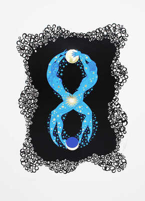 Эрте (Тыртов Роман Петрович). «Цифра 8» из серии «Цифры»